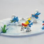 ice skating smurfs