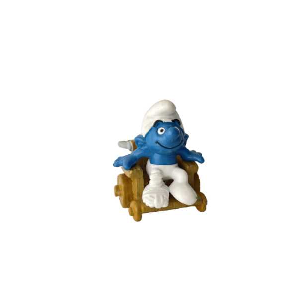 disabled smurf in wheelchair